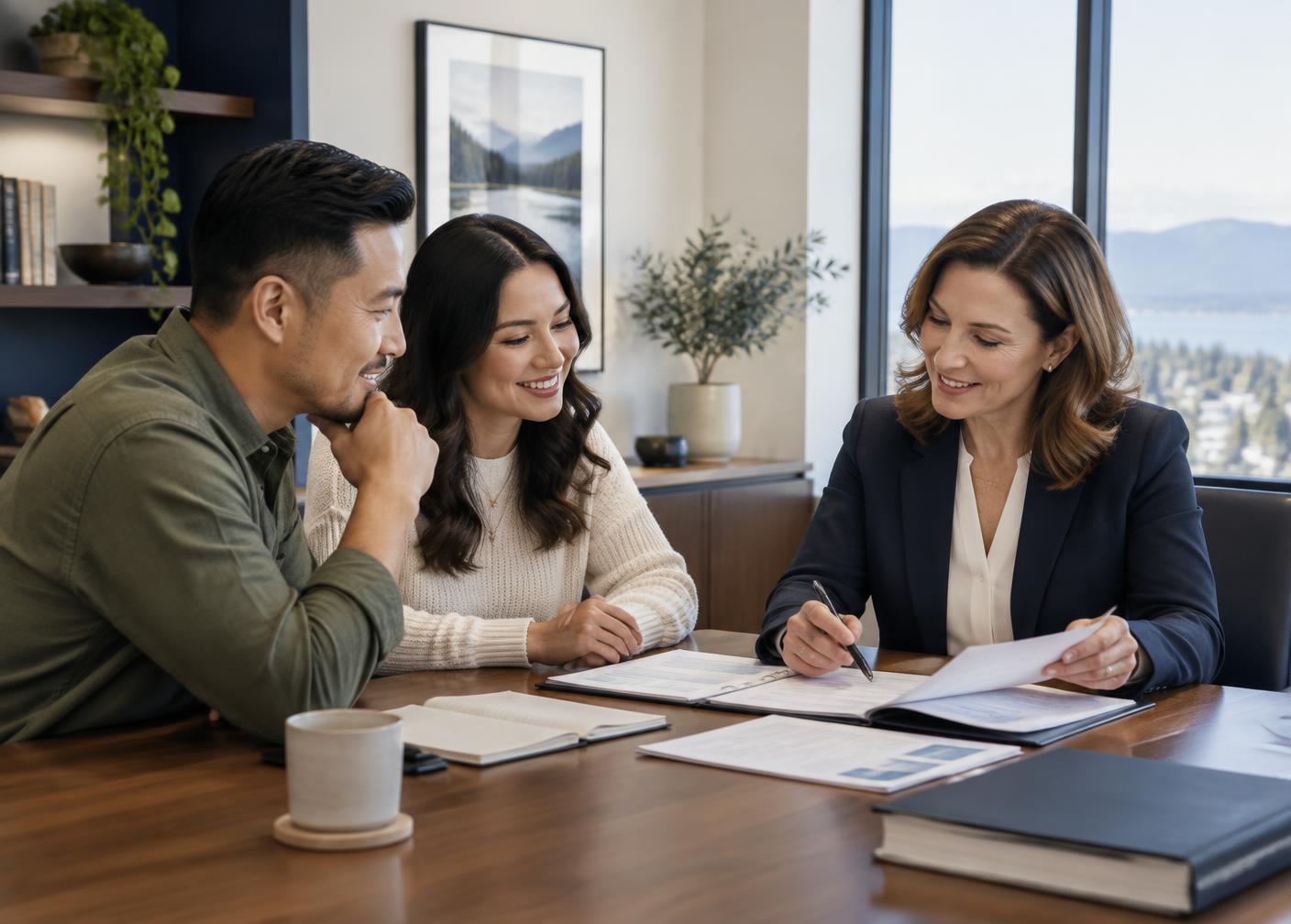 A welcoming financial consultation