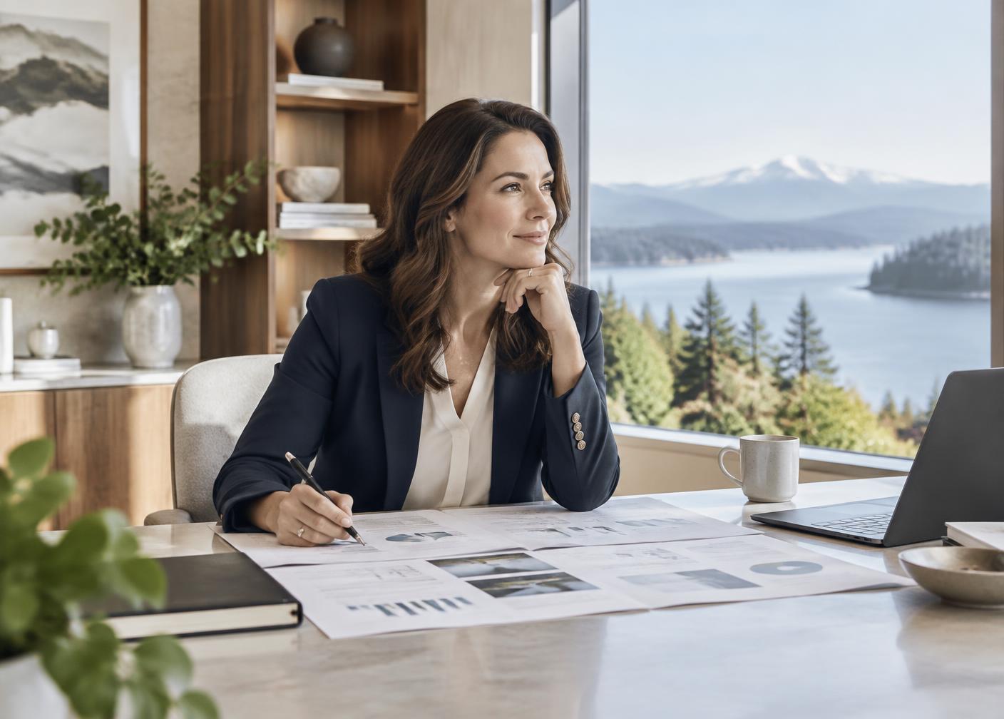 A professional developing a long-term financial plan